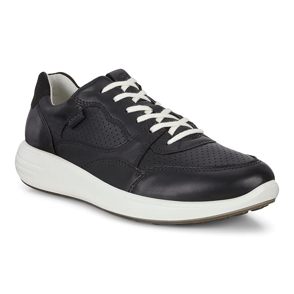 Ecco Soft 7 Runner Womens Sneakers In Black Online - India ODB-178645